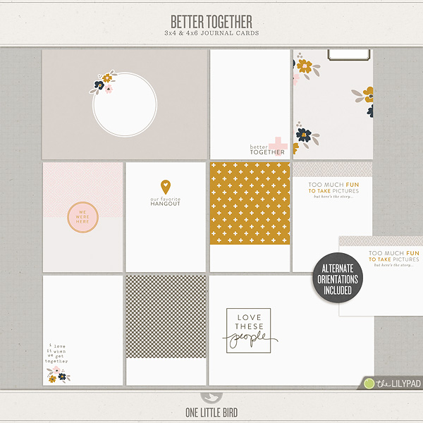 Better Together Journaling Cards