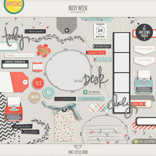Busy Week Elements