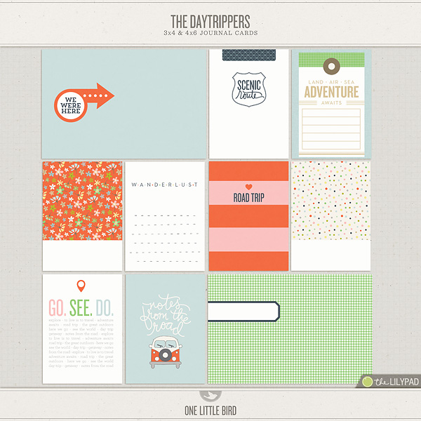 The Daytrippers Journaling Cards