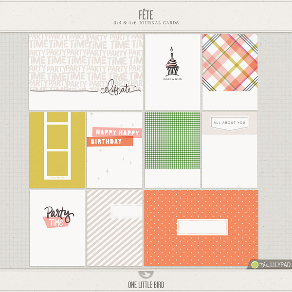 Fête Journaling Cards