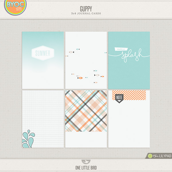 Guppy Journaling Cards