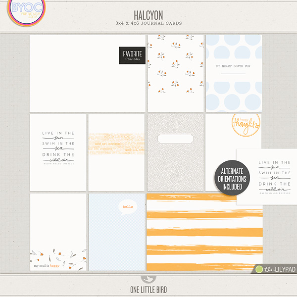 Halcyon Journaling Cards