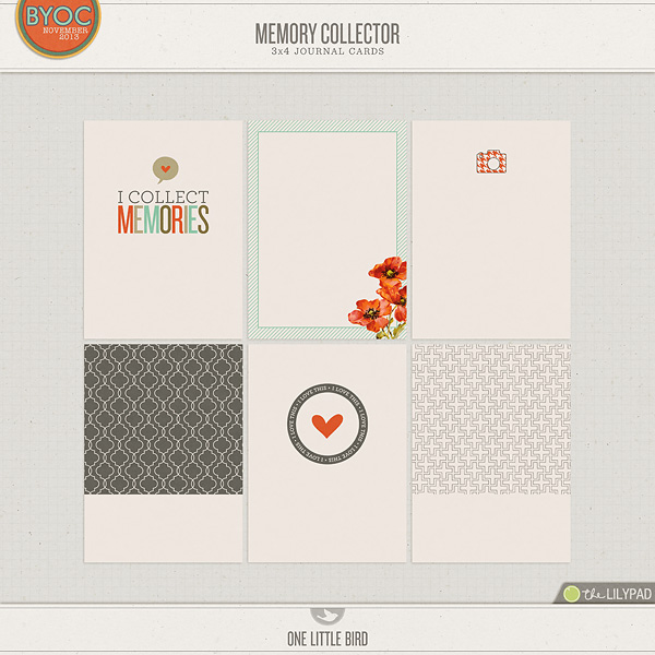 Memory Collector Journaling Cards