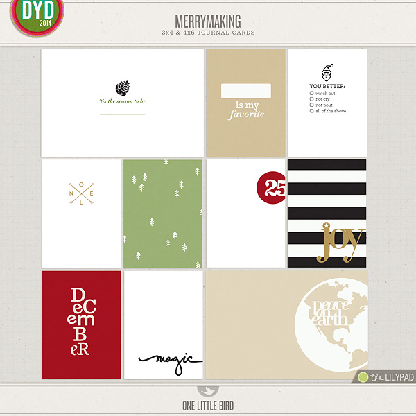 Merrymaking Journaling Cards