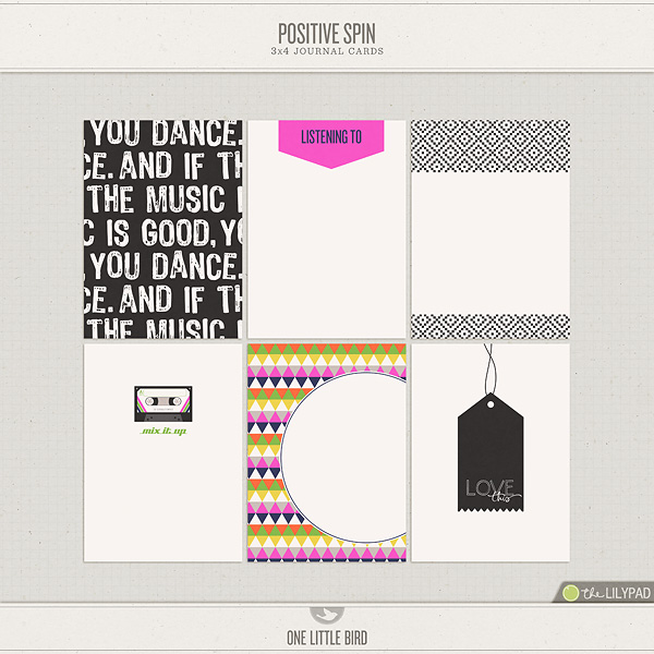 Positive Spin Journaling Cards