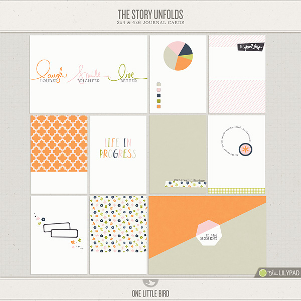 The Story Unfolds Journaling Cards
