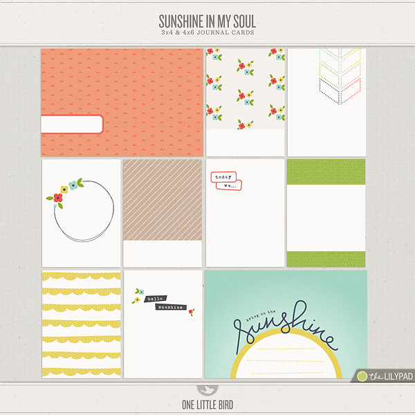 Sunshine In My Soul Journaling Cards