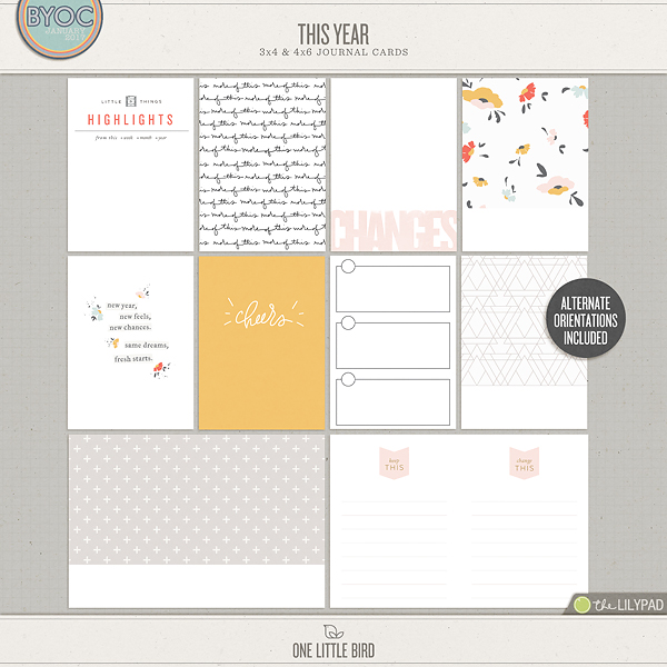 This Year Journaling Cards