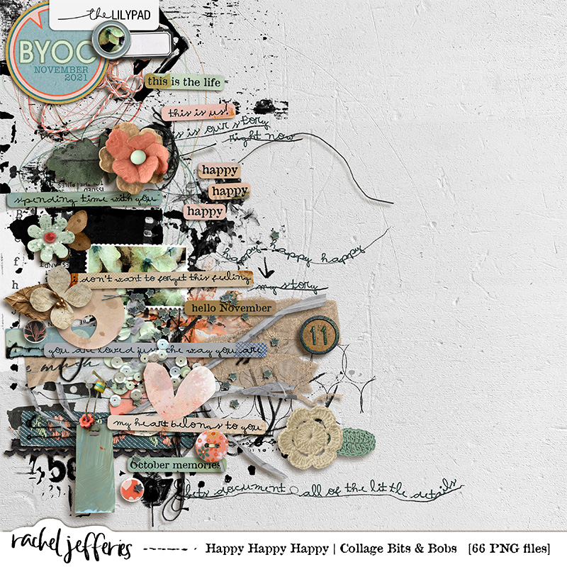 Happy Happy Happy | Collage Bits & Bobs