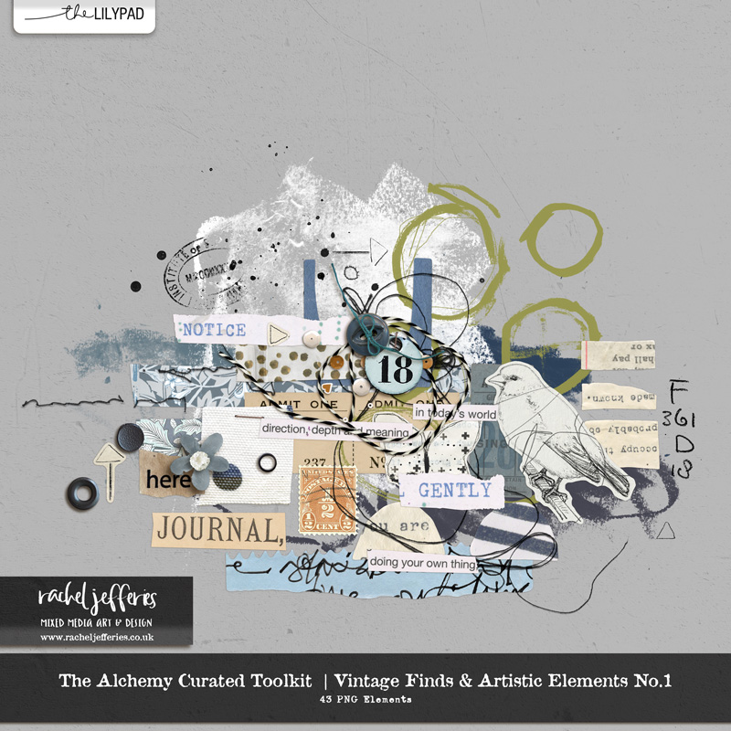 The Alchemy Curated ToolKit | Vintage Finds & Artistic Elements No.1