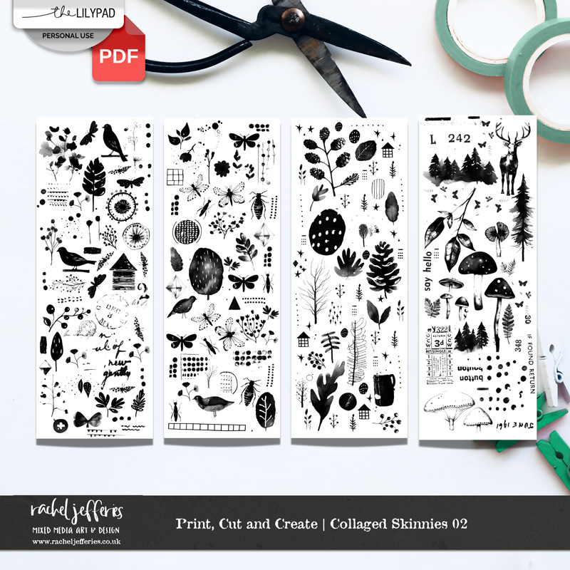 Print, Cut and Create | Collaged Skinnies 02