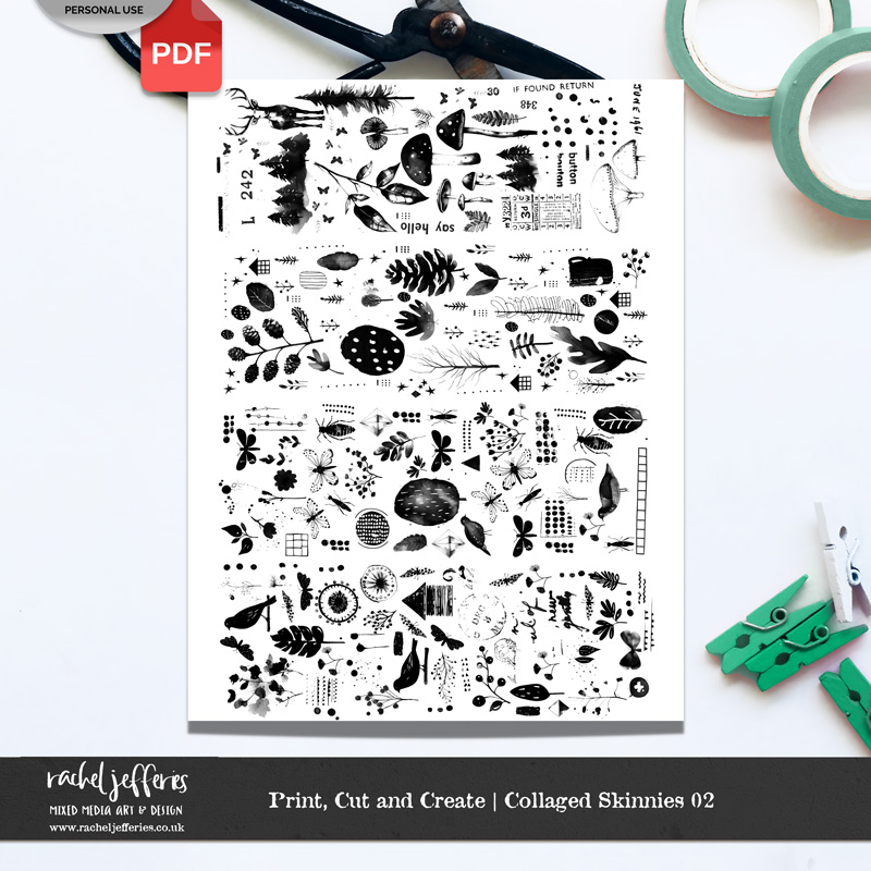Print, Cut and Create | Collaged Skinnies 02 - Image 4