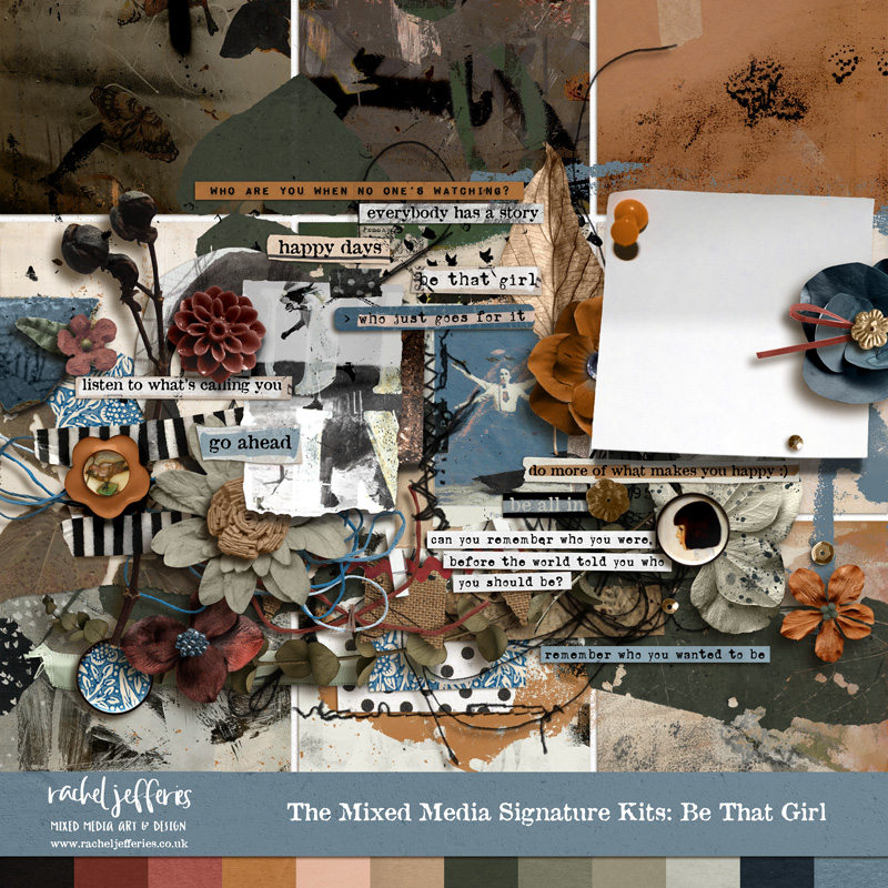 The Mixed Media Signature Kits: Be That Girl