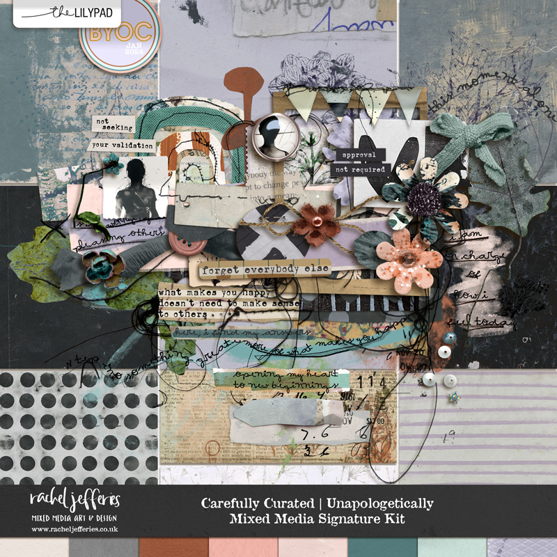 Carefully Curated | Unapologetically: Mixed Media Signature Kit