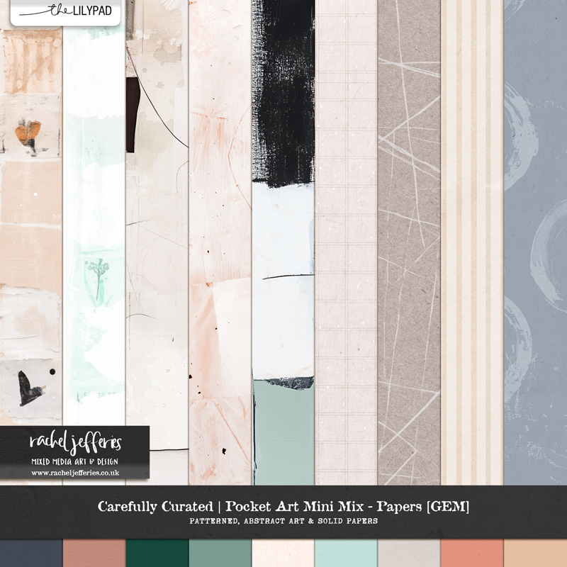 Carefully Curated - Pocket Art Mini Mix | GEM - Papers