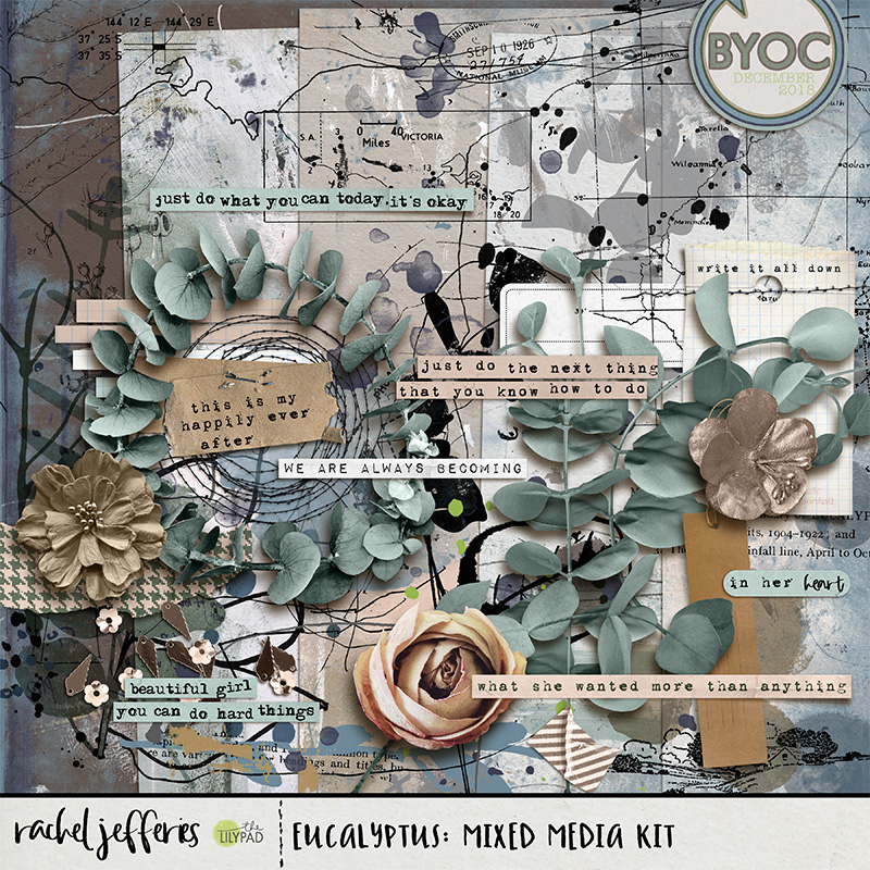 Eucalyptus: Mixed Media Kit