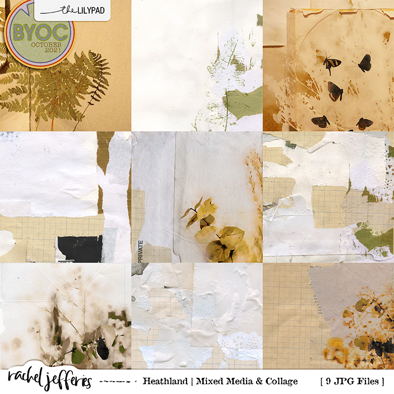 Heathland: Misc Mixed Media Paperie & Collages