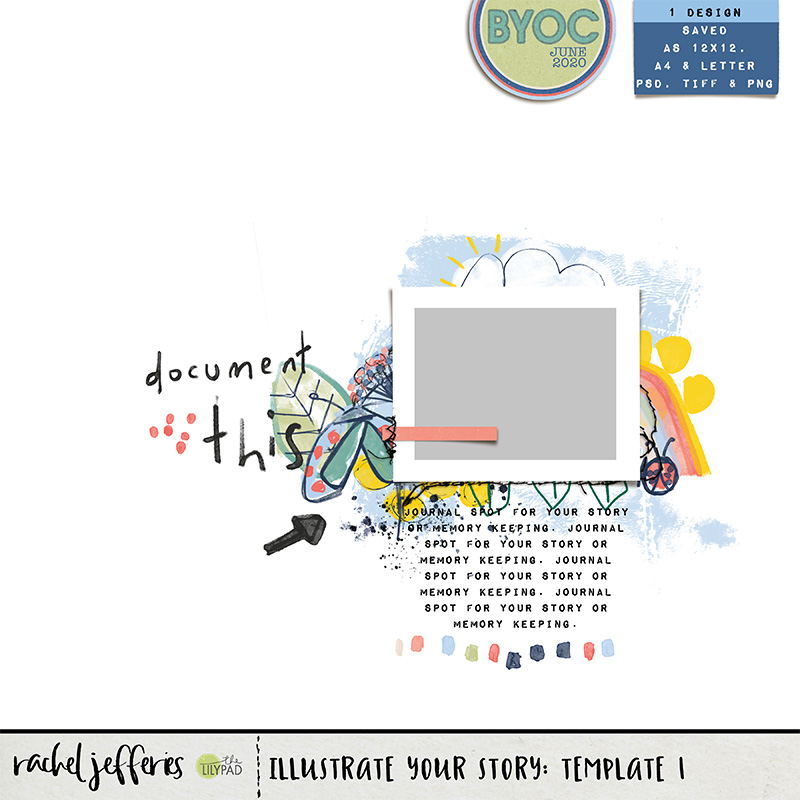 Illustrate Your Story: Layered Template 1