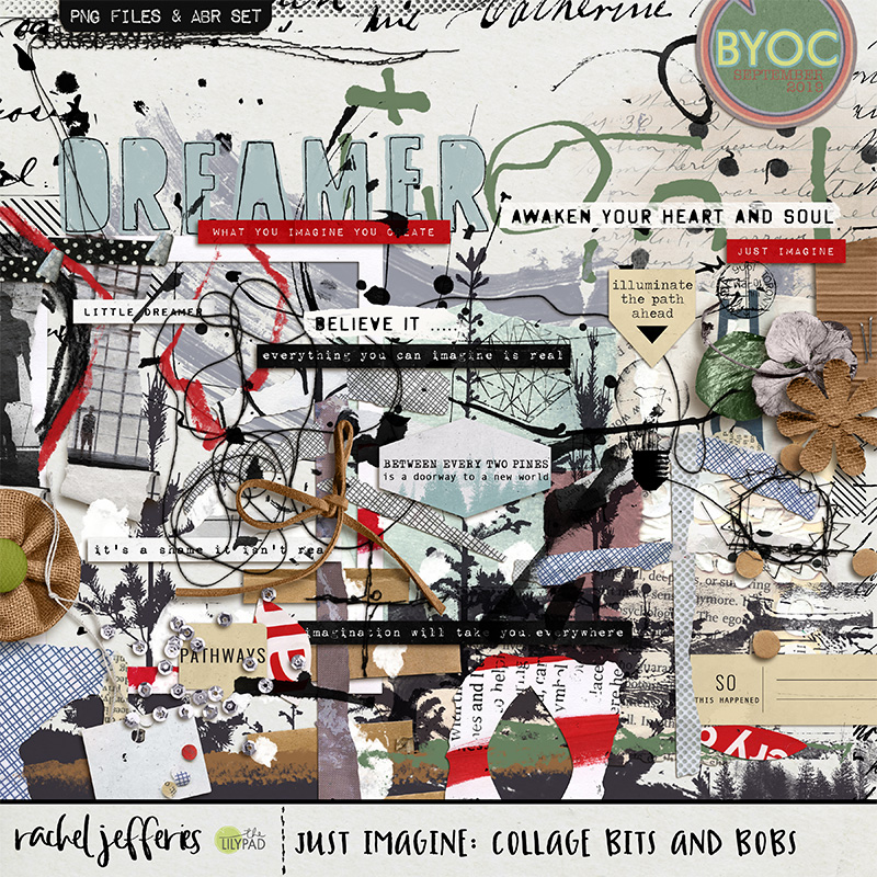 Just Imagine: Collage Bits and Bobs