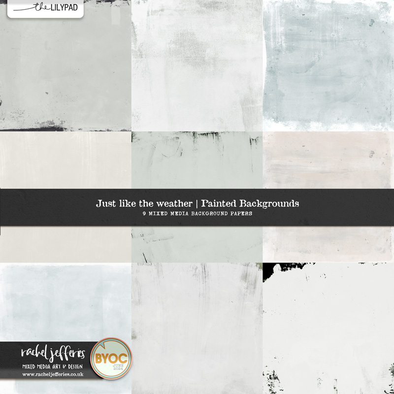 Just like the Weather | Painted Backgrounds
