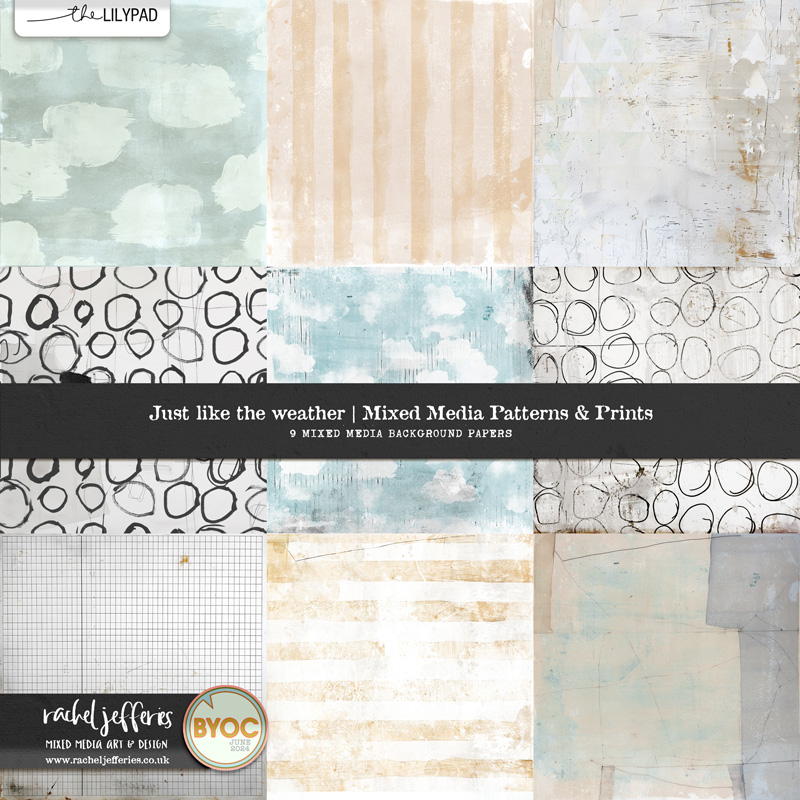 Just like the Weather | Mixed Media Patterns and Prints