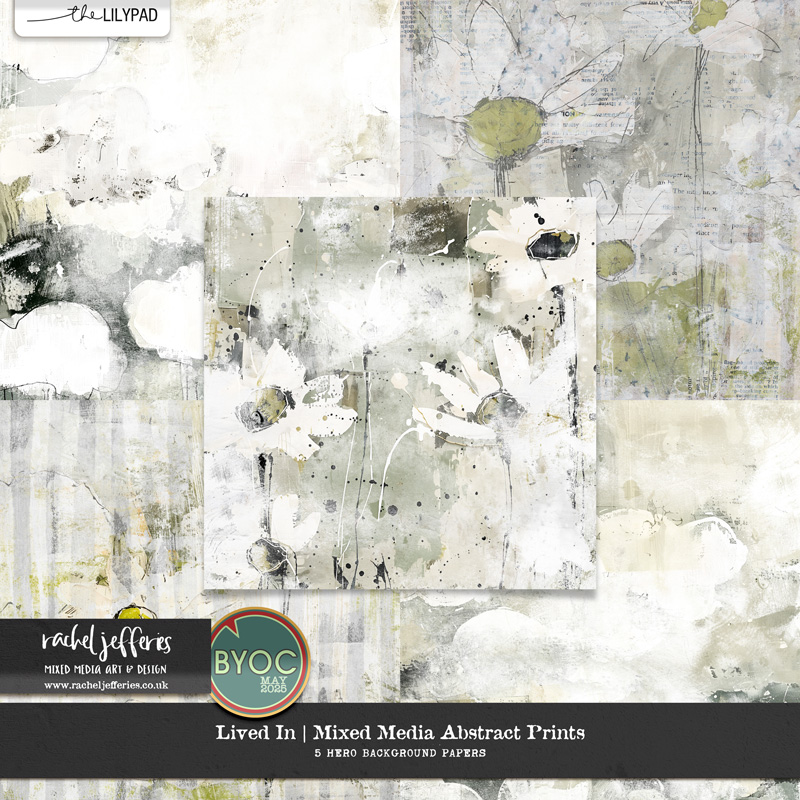 Lived In | Mixed Media Abstract Prints