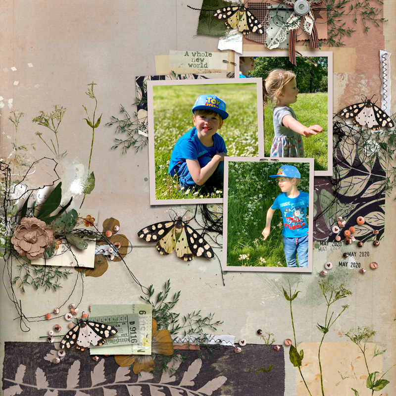 Hear My Voice: 11 - Growing | Mixed Media Digital Scrapbooking Paper Pack - Image 9