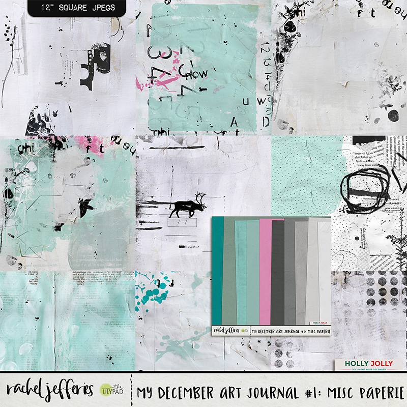 My December Art Journal No.1: Misc Paperie