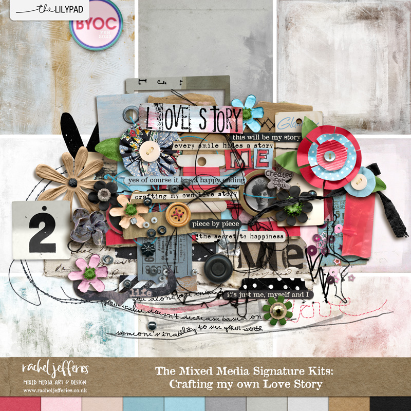 The Mixed Media Signature Kits: Crafting My Own Love Story