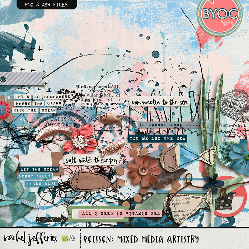 Poisson: Mixed Media Artistry