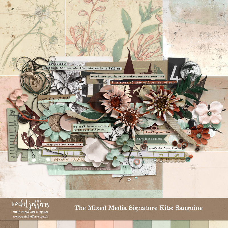 The Mixed Media Signature Kits: Sanguine
