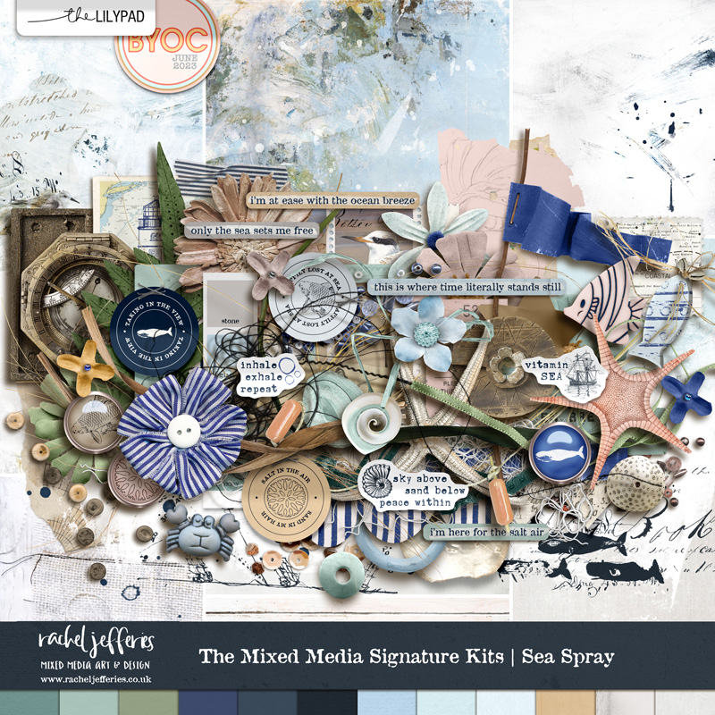 The Mixed Media Signature Kits: Sea Spray