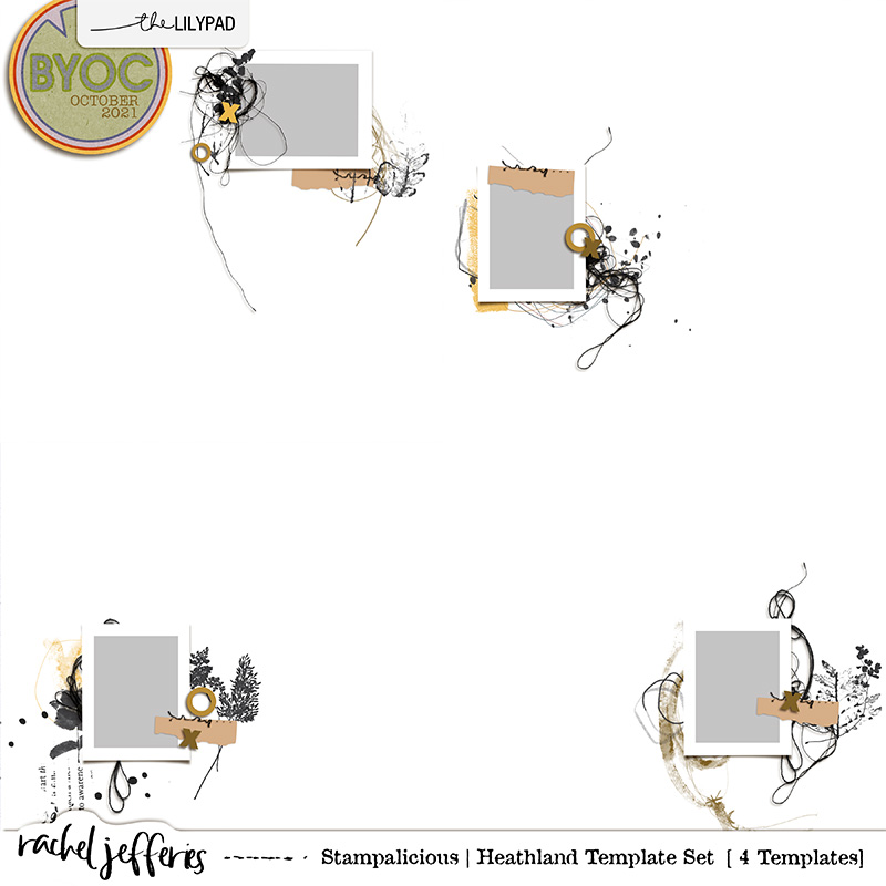 Stampalicious: Heathland Template Set