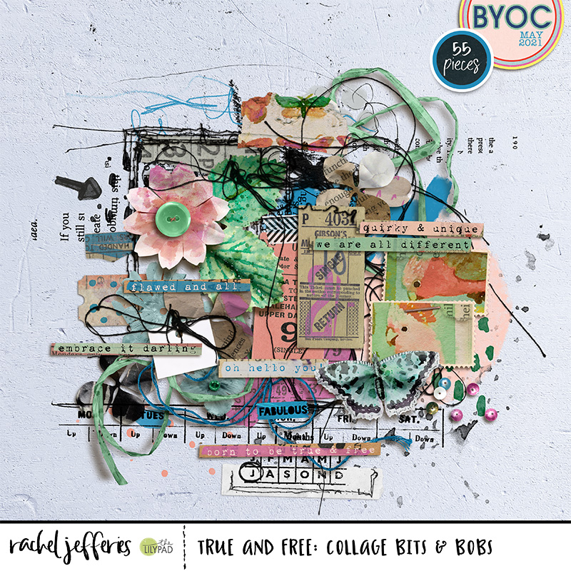 True and Free | Collage Bits and Bobs