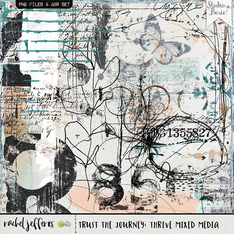 Trust The Journey: Thrive Mixed Media