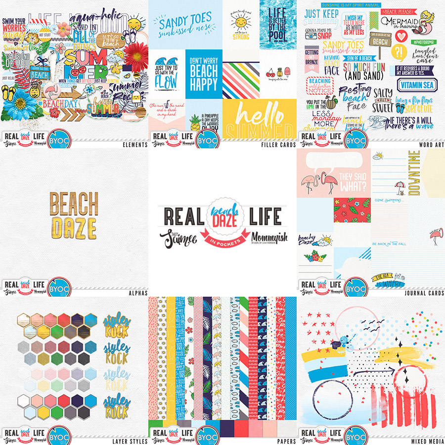 Real Life In Pockets | Beach Daze Bundle