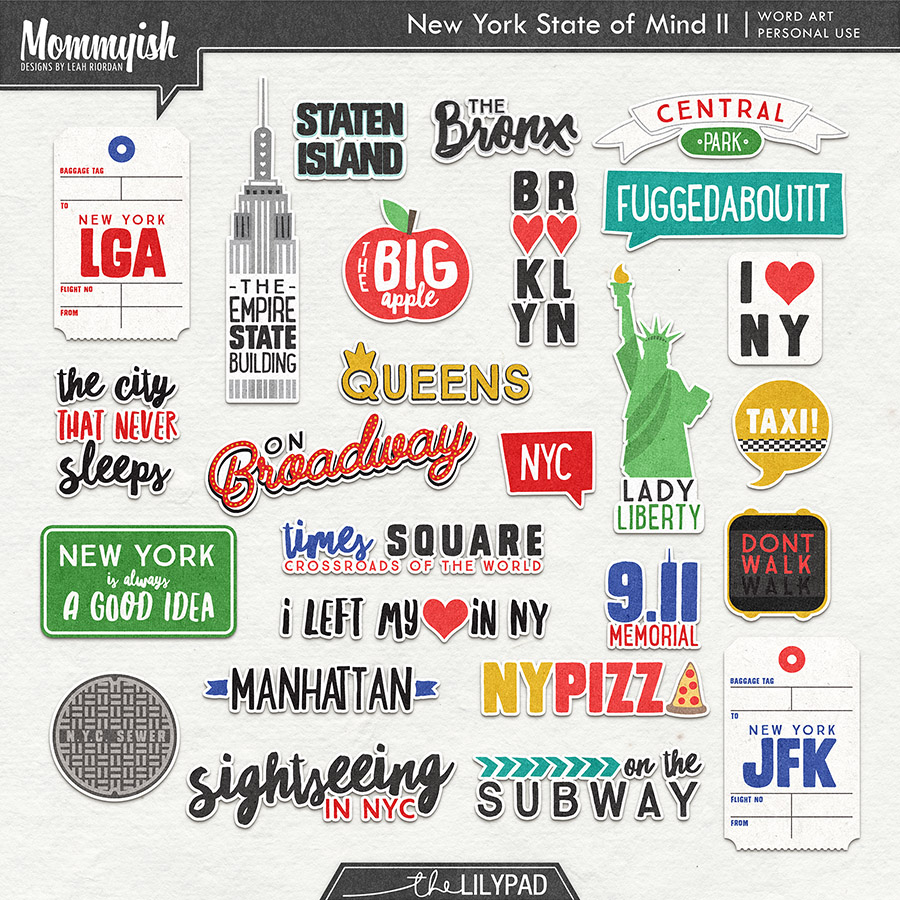 New York State of Mind II | Word Art - Image 2