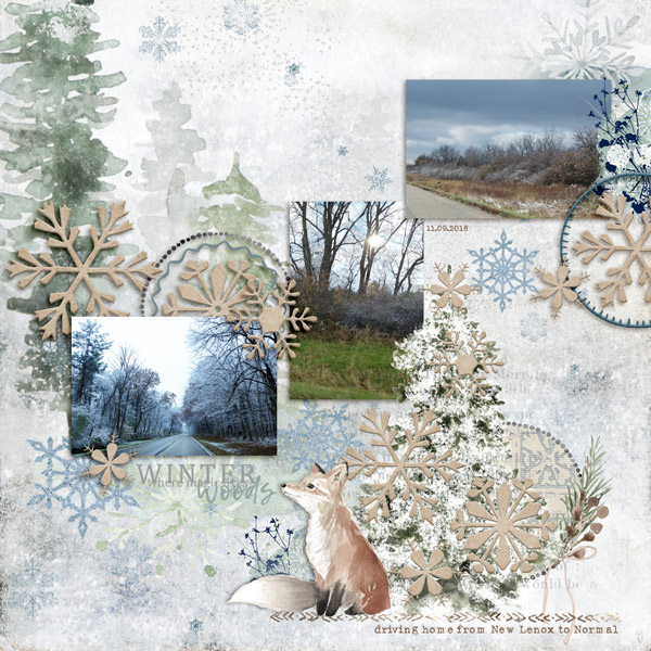 Winter in the Woods Collages No. 2 - Image 3