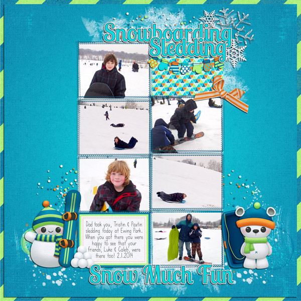 Snow Much Fun {In Blue} - Image 4