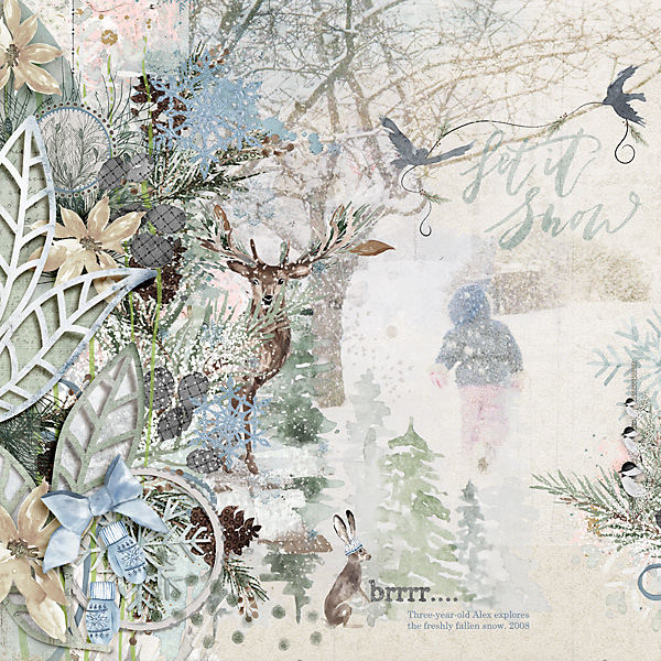 Winter in the Woods Collages No. 2 - Image 4