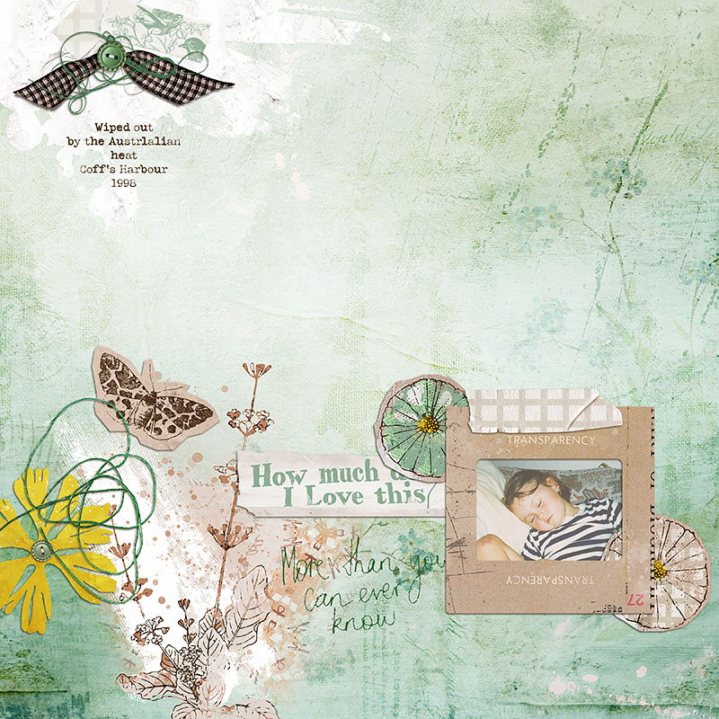 So Much Digital Scrapbooking Messy Paper Pack - Image 2