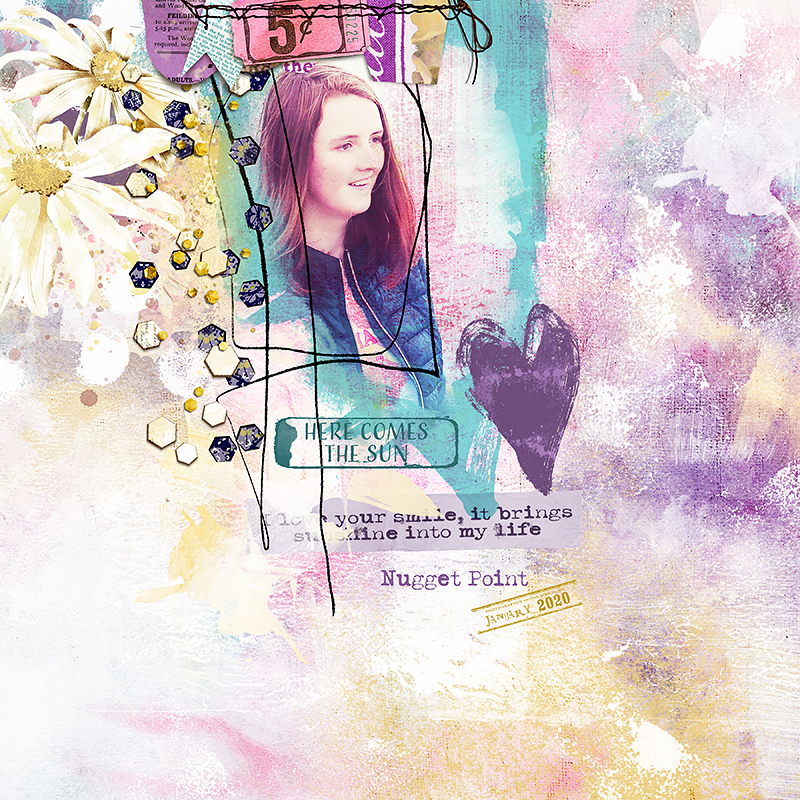 Spring Daze Digital Scrapbooking Stamps and Masks by Lynn Grieveson - Image 3