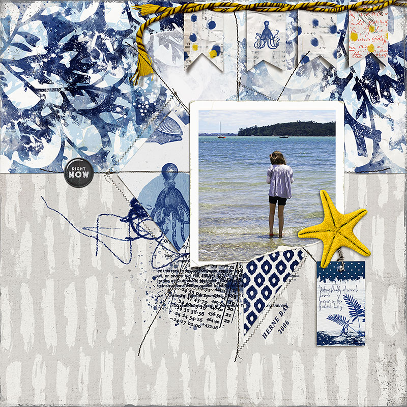 Whale of a Time Digital Scrapbooking Mixed Media Elements - Image 2