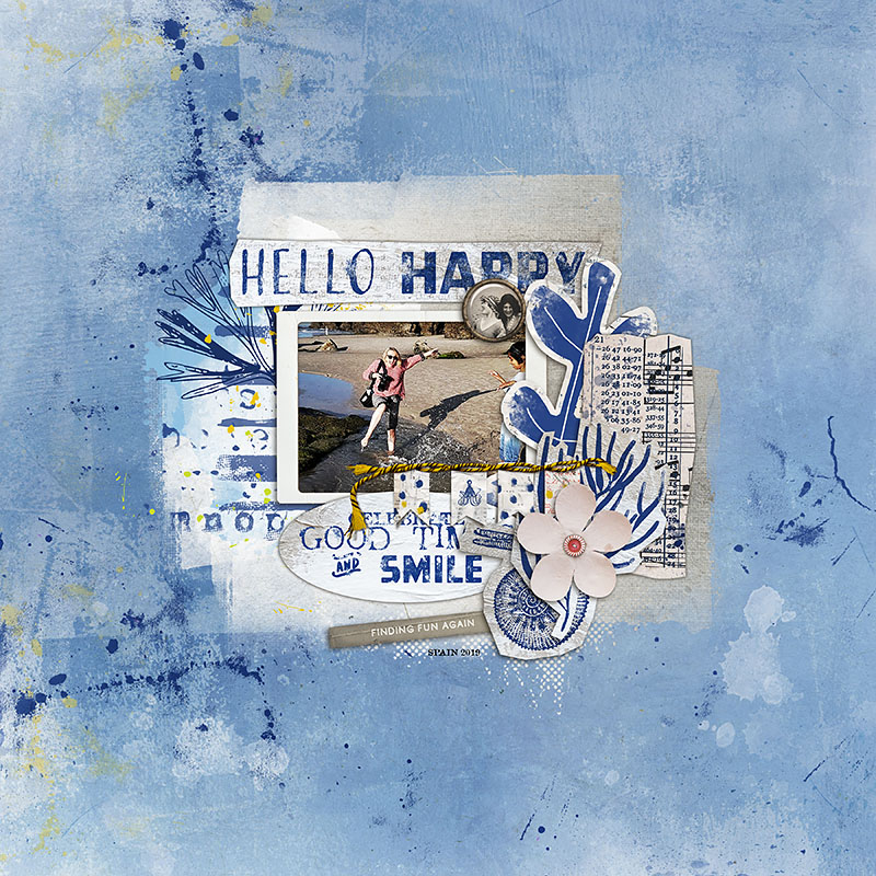 Whale of a Time Digital Scrapbooking Mixed Media Elements - Image 4