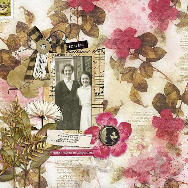 All That We Were Digital Scrapbooking Mixed Media by Lynn Grieveson - Image 2