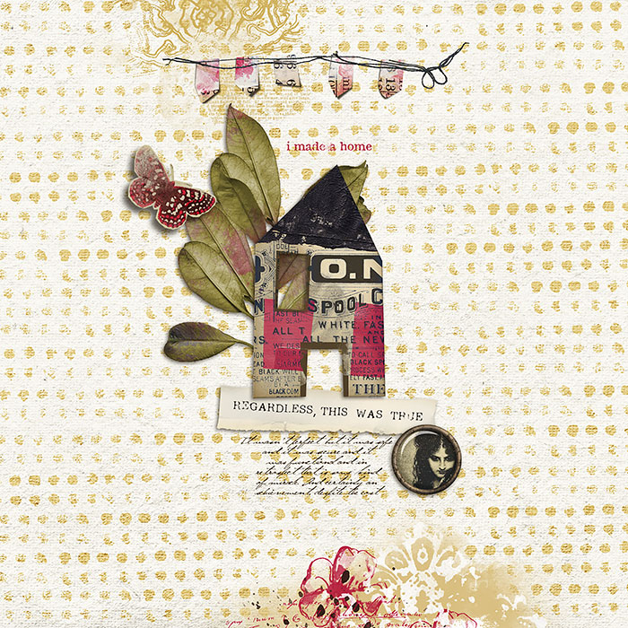 All That We Were Digital Scrapbooking Paper Pack by Lynn Grieveson - Image 5