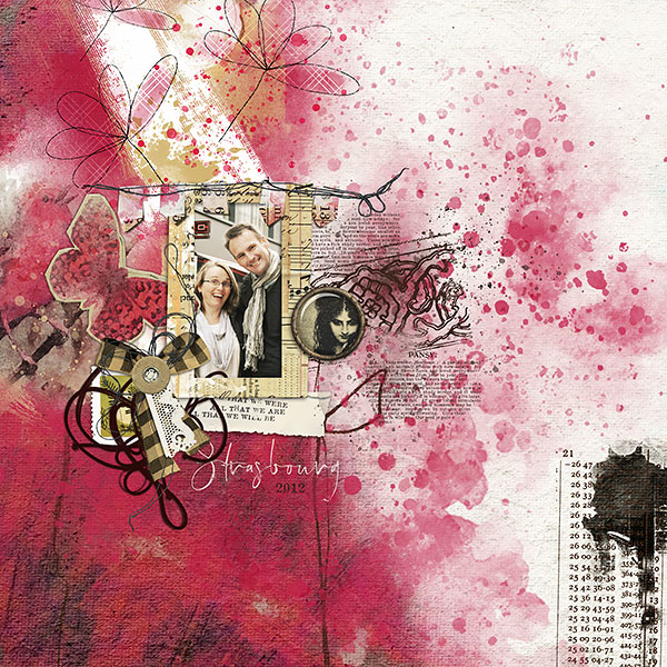 All That We Were Digital Scrapbooking Paper Pack by Lynn Grieveson - Image 6