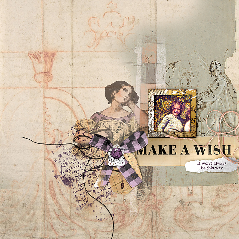 Hear My Voice: 05 - Wishing | Mixed Media Digital Scrapbooking Elements - Image 7