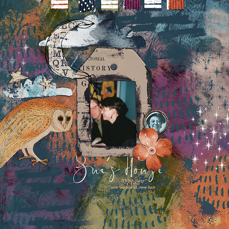 Nocturne Digital Scrapbooking Mixed Media Elements by Lynn Grieveson - Image 3
