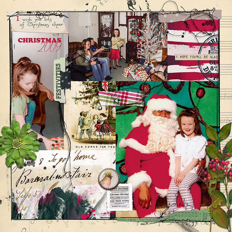 Hear My Voice 08 Carol Singing Digital Scrapbooking Collection - Image 2